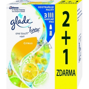 Glade One Touch Citrus Mini Spray Nachfüllung für Lufterfrischer 3 x 10 ml