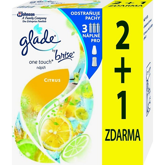 Glade One Touch Citrus Mini Spray Nachfüllung für Lufterfrischer 3 x 10 ml