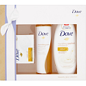 Dove Nourishing Care & Oil Duschgel 250 ml + Duschöl 200 ml + Toilettenseife 100 g, Kosmetikset