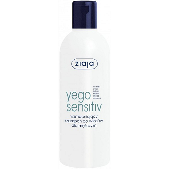 Ziaja Yego Men Sensitive Strengthening Hair Shampoo 300 ml