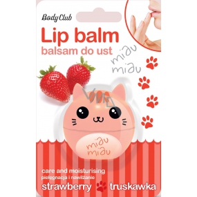 Body Club Cat Erdbeer Lippenbalsam 3,5 g