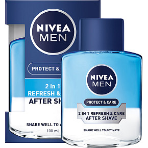 Nivea Men Protect & Care 2in1 Pflegewasser nach der Rasur, 100 ml