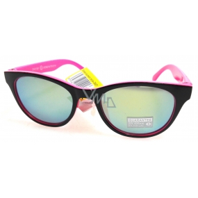 Dudes & Dudettes Sonnenbrille für Kinder schwarz - pink 45-20-124