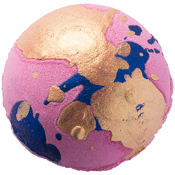 Bomb Cosmetics Gold of Pleasure - Sparkle & Shine Sprudelnder Badeballistik 160 g