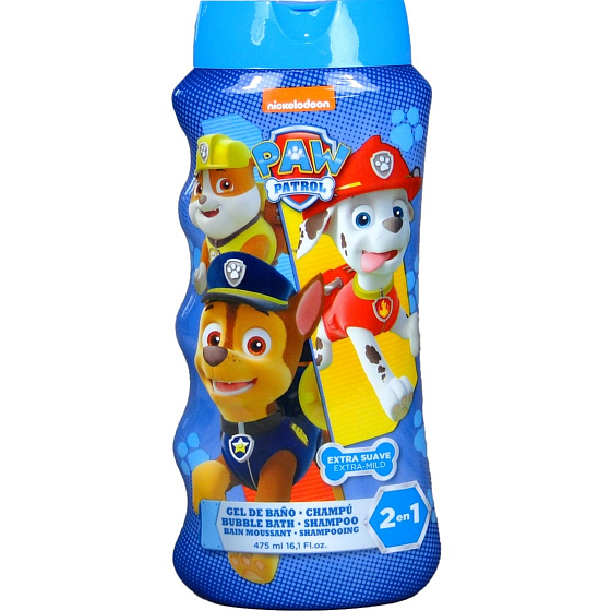 Paw Patrol Paw Patrol 2in1 Haar- und Körpershampoo & Badeschaum für Kinder 475 ml