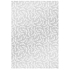 Ditipo Geschenkpapier 70 x 200 cm Silber, mit Federn