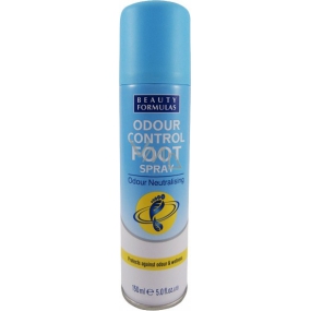 Schönheitsformeln Geruchskontrolle Fuß Antitranspirant Fußspray 150 ml