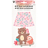 Selbstklebende Wandleuchte beleuchtet LED Teddybär 19 cm