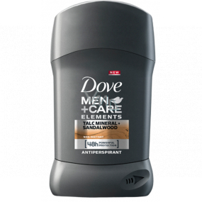 Dove Men + Pflegeelemente Talk Mineral + Sandelholz fester Antitranspirant Deodorant Stick 50 ml