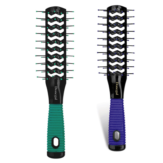 Donegal Premium Plus Haarbürste belüftet Friseur beidseitig 23 cm 1 Stück