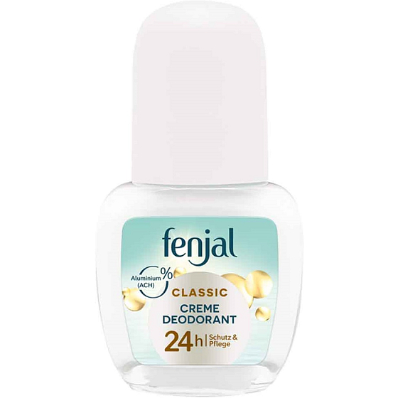 Fenjal Classic 24h Ball Deodorant Roll-On ohne Alkohol für Frauen 50 ml