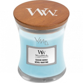 WoodWick Seaside Neroli - Coastal Neroli Duftkerze mit Holzdocht und Deckelglas klein 85 g WoodWick Seaside Neroli - Coastal Neroli Duftkerze mit Holzdocht und Deckelglas klein 85 g