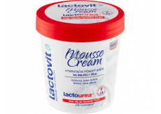 Lactovit Lactourea Mousse Cream Feuchtigkeitsspendende Schaumcreme für Gesicht und Körper für sehr trockene Haut 250 ml