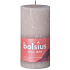 Bolsius Rustikale Kerze grau Zylinder 68 x 130 mm