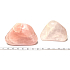 Rosenquarz Getrommelter Naturstein 160 - 220 g, 1 Stück, Stein der Liebe