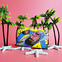 English Soap Make Life Flamazing - Flamingos natürliche parfümierte Toilettenseife mit Sheabutter 190 g