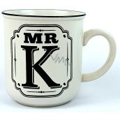 Albi Keramikdose mit Aufschrift Mr K 320 ml