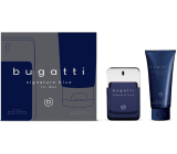 Bugatti Signature Blue Eau de Toilette 100 ml + Duschgel 200 ml, Geschenkset für Männer