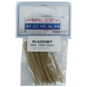 Zemánek Vlásenky do vlasů zlaté 45 mm 20 kusů Zemánek Vlásenky do vlasů zlaté 45 mm 20 kusů