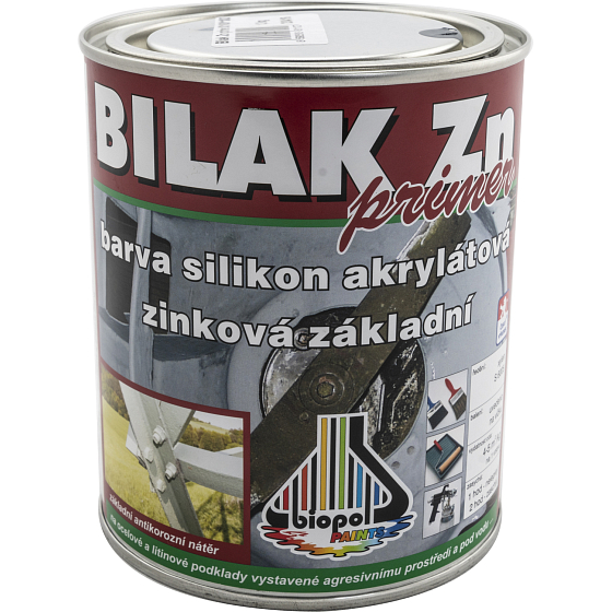 Bilak Zn Primer Grundfarbe für Stahlkonstruktionen unter Wasser, grau, 1,2 kg