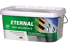 Eternal mat akrylathaltige universelle Farbe für Holz Metall Beton, 07 rotbraun, 2,8 kg