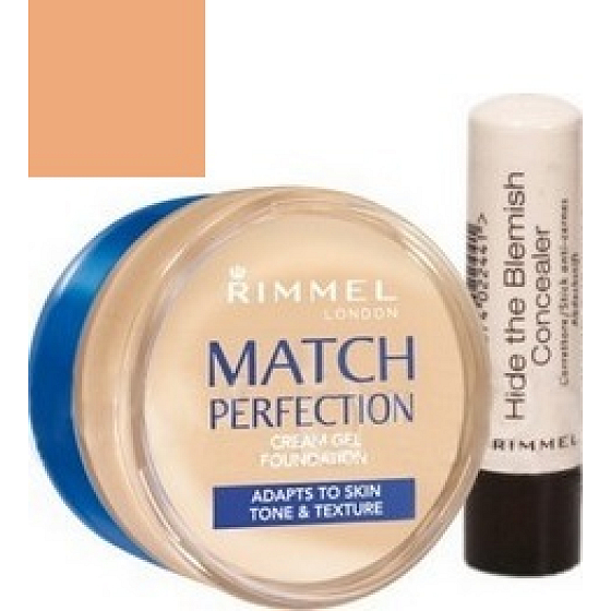 Rimmel London Match Perfection Creme 201 18 ml + Concealer 4,5 g