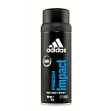 Adidas Fresh Impact Deodorant Stick 51 g + 250 ml Duschgel, für Männer Kosmetikset
