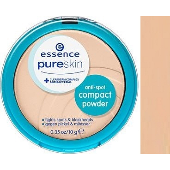 Essence Pure Skin Anti-Spot Kompaktpuder 02 Sand 10 g