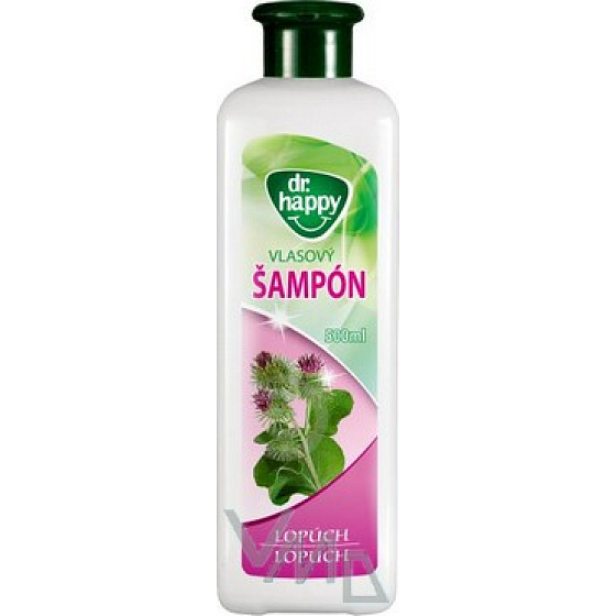Dr. Happy Burdock gegen Haarausfall und Schuppen Shampoo für Haare 500 ml