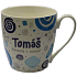 Nekupto Twister Becher namens Tomas blau 0,4 Liter