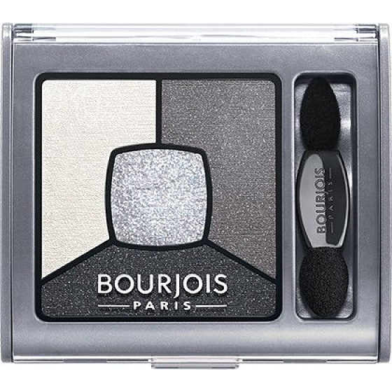 Bourjois Smoky Stories Quad Lidschatten Palette Lidschatten 01 Grau und Nacht 3,2 g