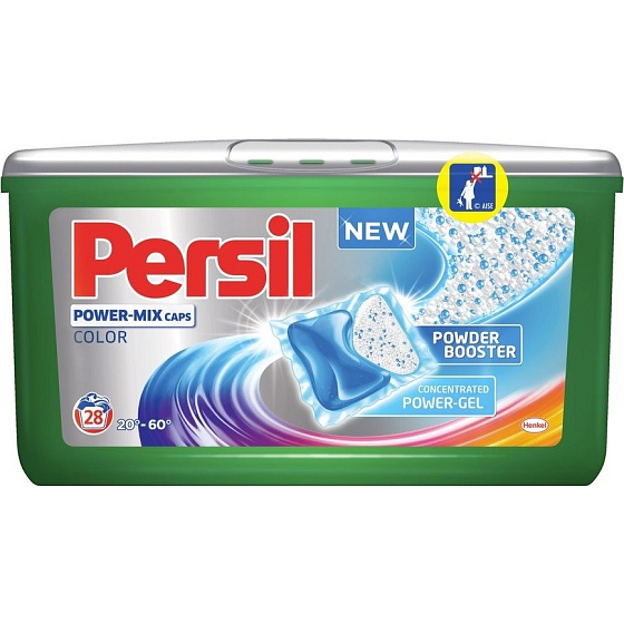 Persil Power Color Mix Caps Gelkapseln für farbige Wäsche 28 Dosen x 23 g