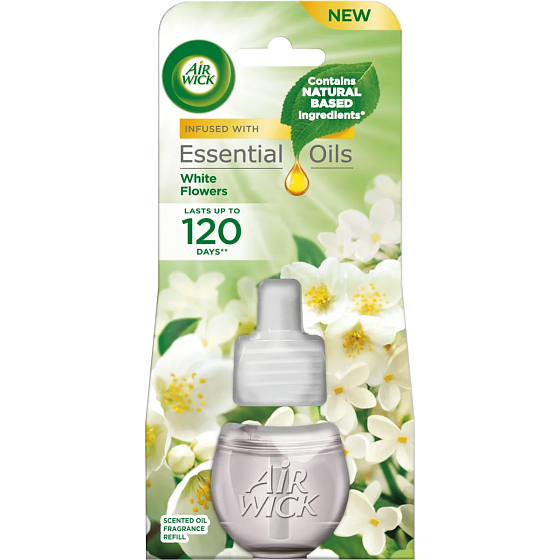Air Wick White Flowers elektrischer Lufterfrischer Nachfüllpack 19 ml
