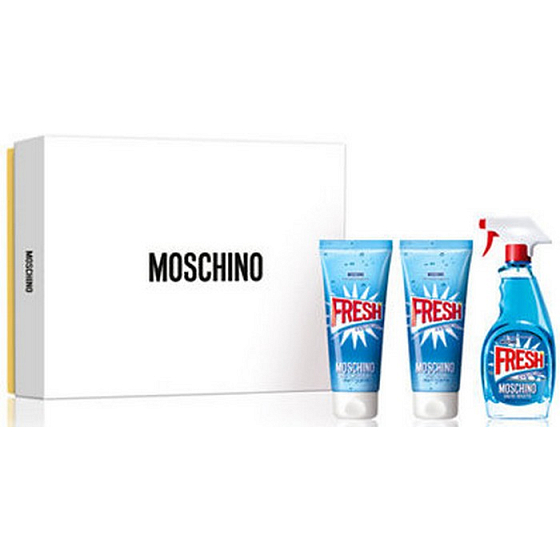 Moschino Fresh Couture Eau de Toilette für Frauen 50 ml + Duschgel 50 ml + Körperlotion 50 ml, Geschenkset