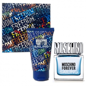 Moschino Forever Sailing Eau de Toilette für Männer 30 ml + Aftershave 50 ml, Geschenkset