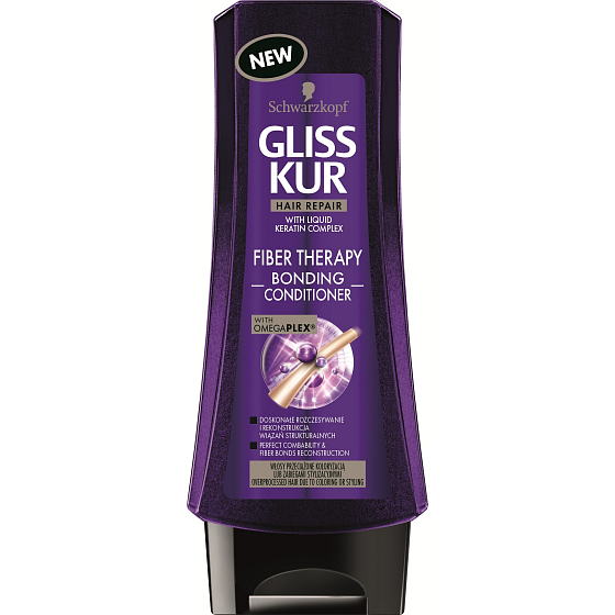 Gliss Kur Fibre Therapy Balsam für gestresstes Haar 200 ml