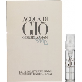 Giorgio Armani Acqua di Gio für Homme Eau de Toilette 1,5 ml mit Spray, Fläschchen