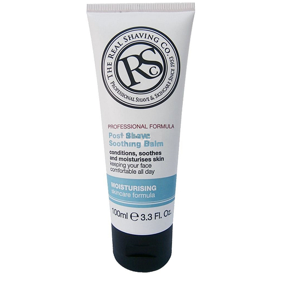The Real Shaving Post Rasierbalsam nach der Rasur in einem 100-ml-Röhrchen