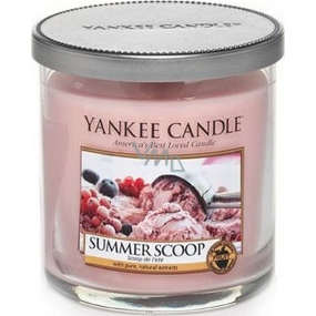 Yankee Candle Summer Scoop - Kugel Sommerkerze mit Duftcreme Dekor klein 198 g