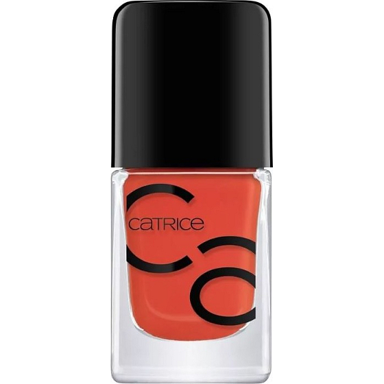 Catrice ICONails Gel Lacque Nagellack 46 Hart arbeiten, Orange spielen 10,5 ml