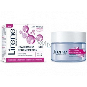 Lirene Hyaluronic Regeneration 50+ glättende Anti-Falten-Creme mit Jugendzellen 50 ml