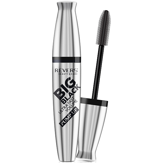 Revers Big Black Ultra Fast Volume Pump Up Mascara mit sofortiger Erhöhung des Wimpernvolumens schwarz 10 ml