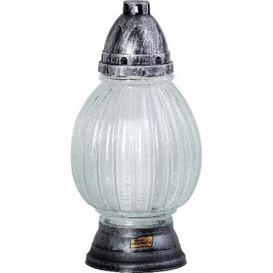 Glaslampe zugeben Rillen 28 cm 48 Stunden 140 g 28586
