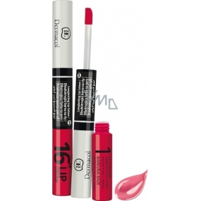 Dermacol 16H Lip Color lang anhaltende Lippenfarbe 17 3 ml und 4,1 ml