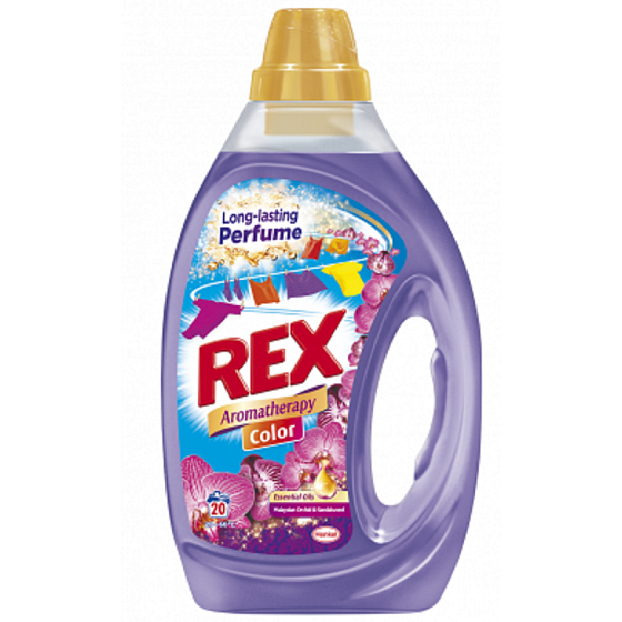 Rex Malaysan Orchid & Sandalwood Aromatherapie Color Gel für Buntwäsche 60 Waschladungen 3 l