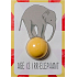 Bomb Cosmetics Alter ist irrelevant - Alter ist Irr-Elefant Funkelnde Grußkarte mit ballistischen 40 g