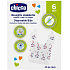 Chicco Easy Meal Einweg-Lätzchen, für Reisen geeignet, 40 Stück für Kinder ab 6 Monaten