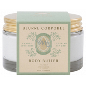 Panier des Sens Mandel pflegende feuchtigkeitsspendende Körperbutter in 200 ml Glas