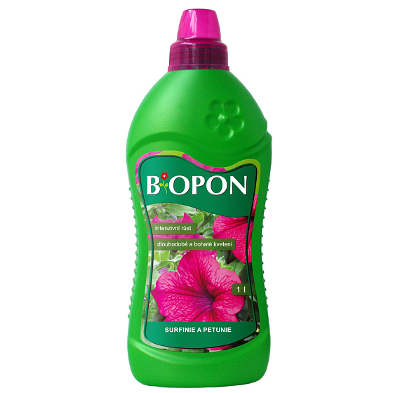 Flüssiger Mehrkomponenten-Mineraldünger Bopon Surfinie und Petunia 1l