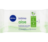 Nivea Intimo Aloe Feuchttücher für die Intimhygiene, 15 Stück